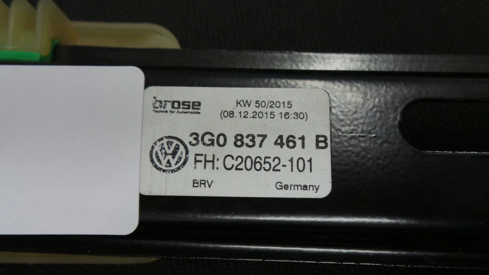 VW Passat B8 3G & Alltrack Fensterheber Mechanik Window lifters vorne links - Bild 3 von 4