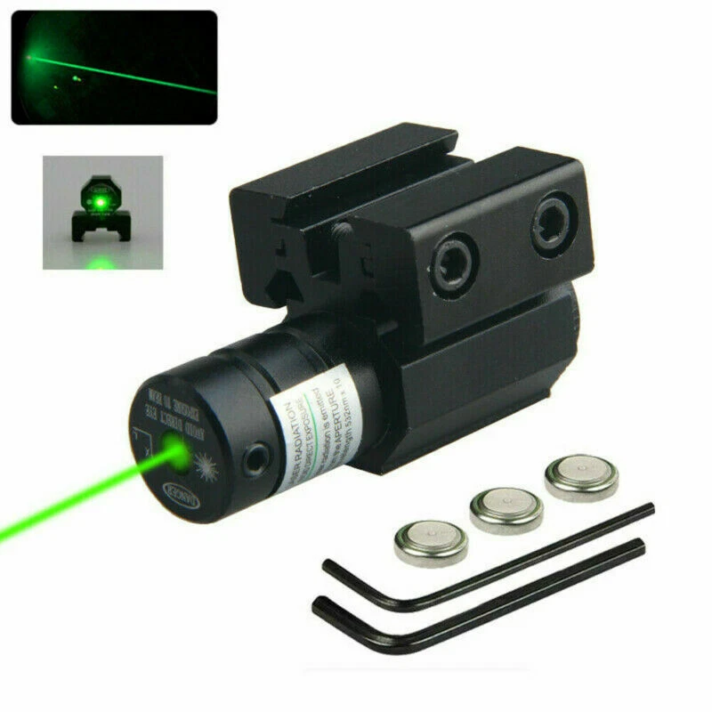 Red Dot Laser Sight 20mm Tactical Picatinny rail Mount Pistol Gun Compact - Image 3 of 4
