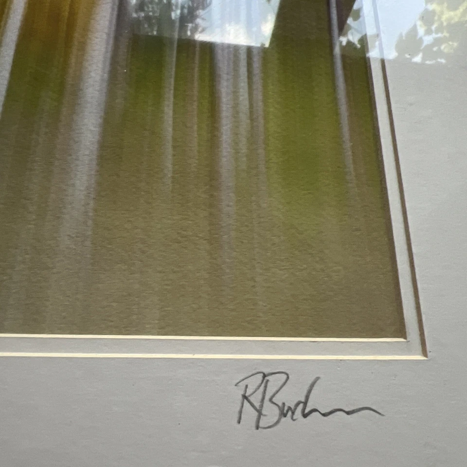 Impresión fotográfica firmada por Rick Buchanan enmarcada grande - Aspen Abstract Colorado Foto 2 de 4