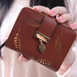 Lady Pouch Handbag Female Coin Purse Card Clamps Cash Clip Women Wallet Billfold