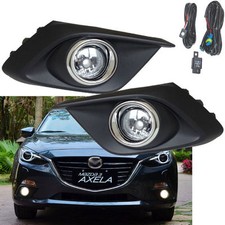 Bumper Fog Lamp /Light For Mazda 3 Axela 2014  2015 /1Pair Wire Switch Included