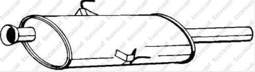 Silencieux arriéré pour automobile