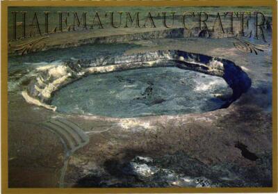Halema'uma'u Caldera Crater Hawaii Postcard | eBay