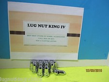 20 Bullet 716-20 Acorn Lug Nuts Chrome Steel Spoke Appliance Wheels