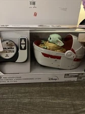 Star Wars The Mandalorian Grogu and Hover Pram 2.4 ghz Radio Control Yoda New