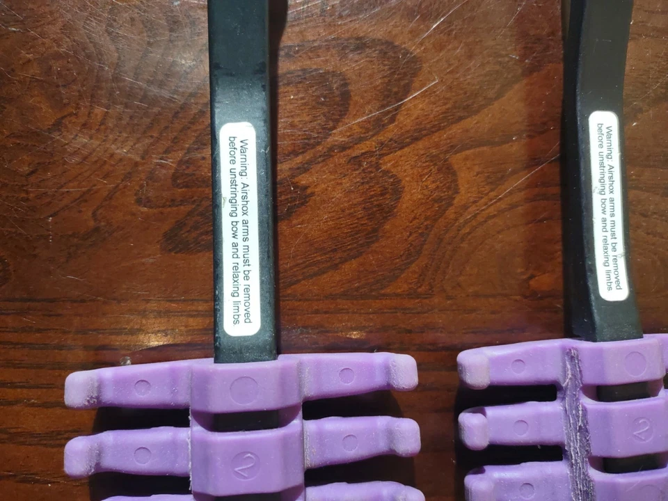 Archery Airshox Set Of 2 Purple/Black-New-SHIPS N 24 HOURS - Image 3 of 4