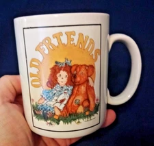 Old Friends Are The Best Friends Coffee Hot Chocolate Mug Cup 8oz Papel