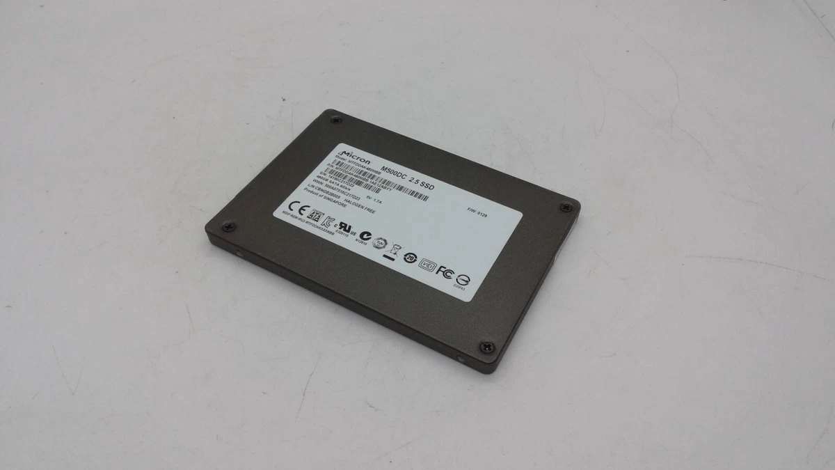 Micron M500DC 480GB 6GB s SATA 2.5 MTFDDAK480MBB SSD Solid State Drive