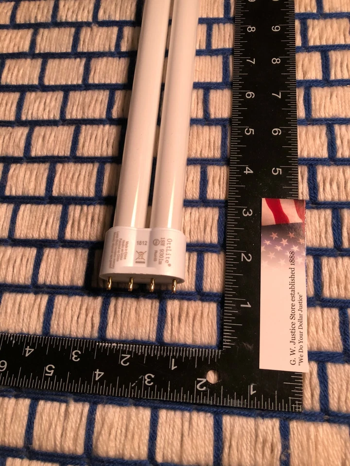 genuine OTT-LITE fluorescent 18w light bulb 930lm lamp 4 pin type B new PL18-B  - Image 2 of 4