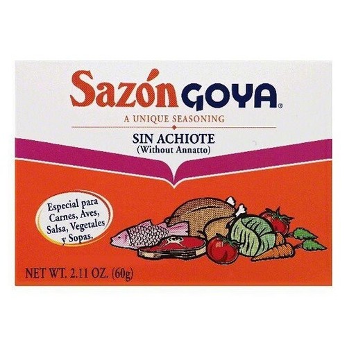 Goya Sazon sans achiote