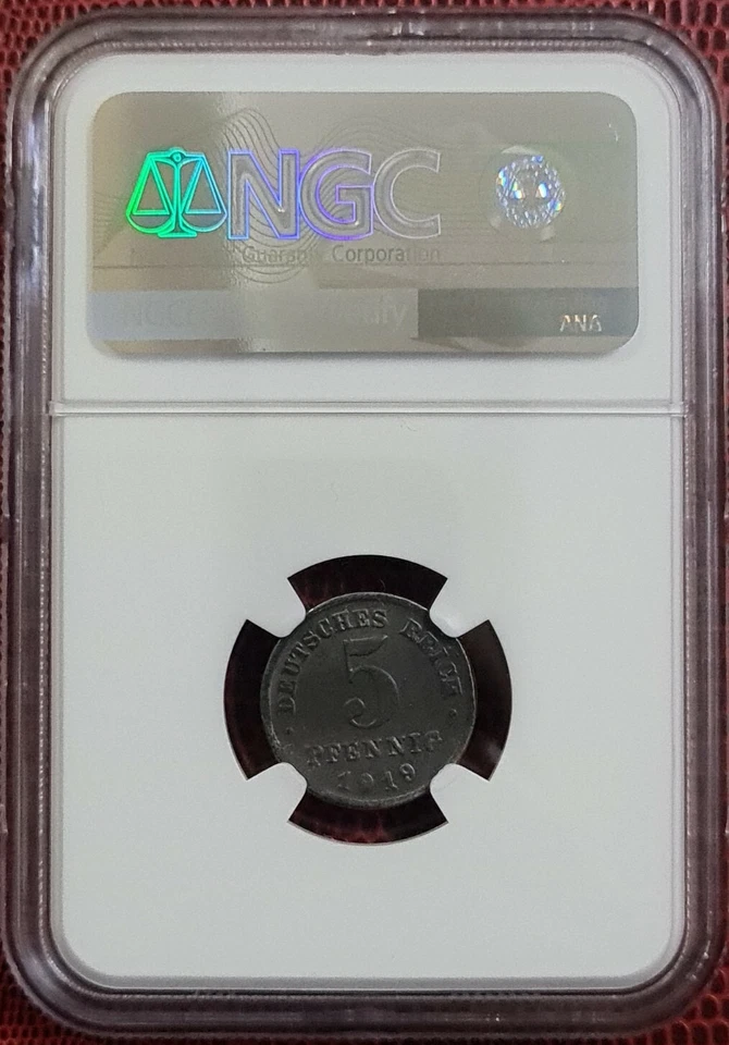 1919G GERMANY 5P IRON NGC MS63 UNC [KM#19] - Image 2 of 4