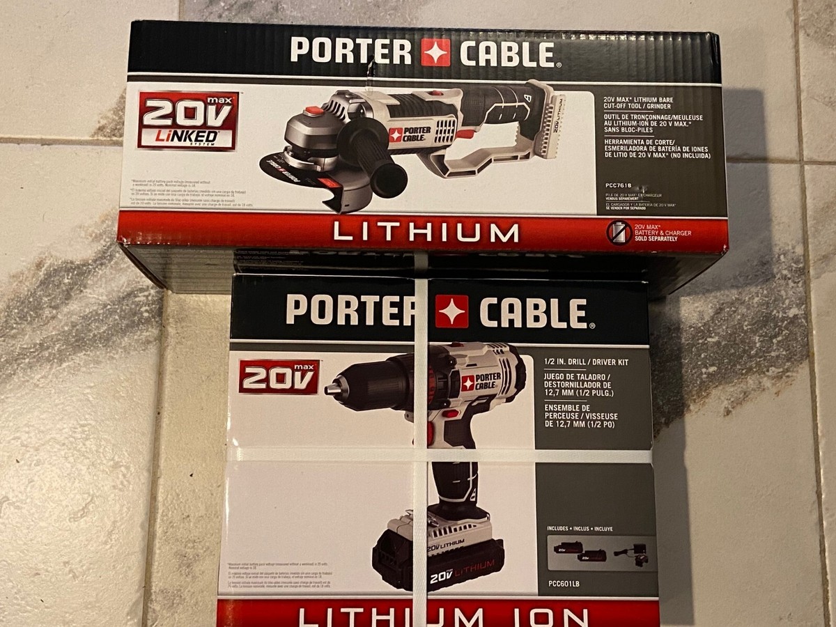 PORTER CABLE 20-Volt Max Lithium-Ion Cutoff/Grinder (Bare Tool / Battery Sold Separately), Pcc761B PORTER CABLE 20-Volt Max Lithium-Ion Cutoff/Grinder (Bare Tool / Battery Sold Separately), Pcc761B