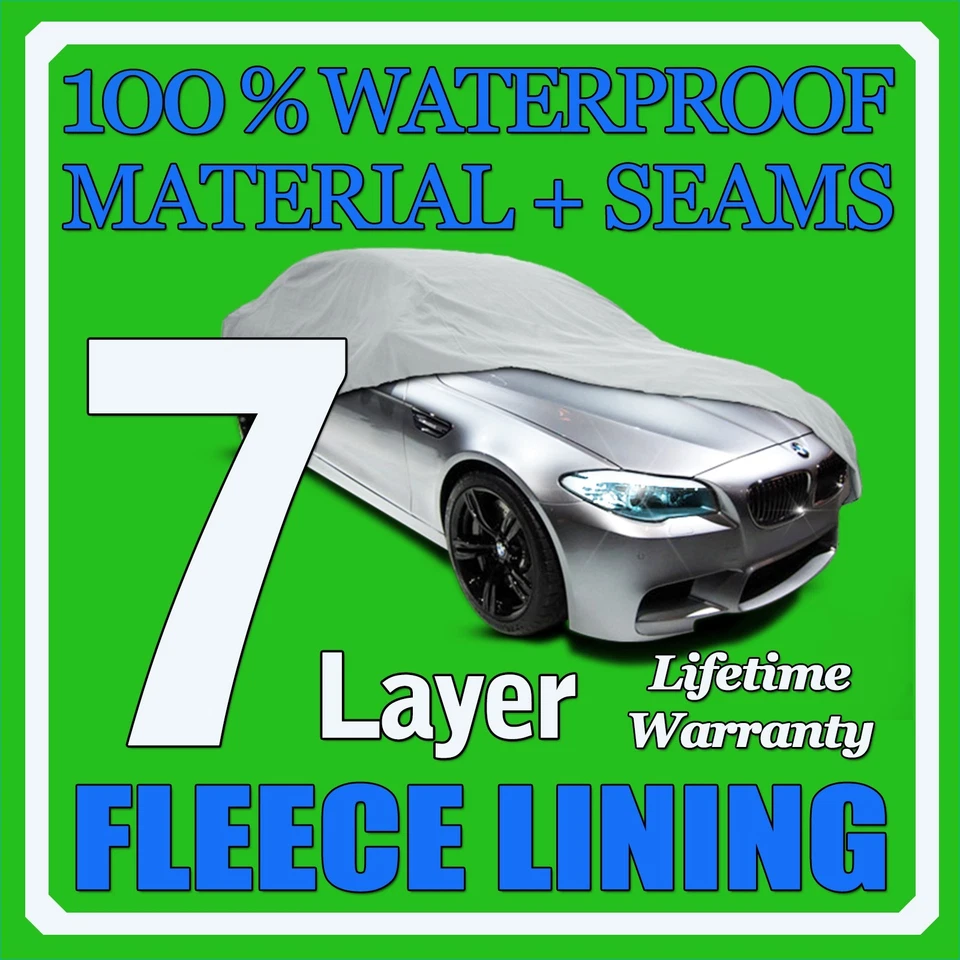 7 Layer SUV Cover Waterproof Layers Outdoor Indoor Car Truck Fleece Lining Sid17 - Image 1 of 4