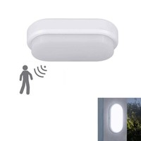 LED Deckenleuchte 9W Ovaler Bewegungsmelder IP56 Kaltweiß 6500K 1507