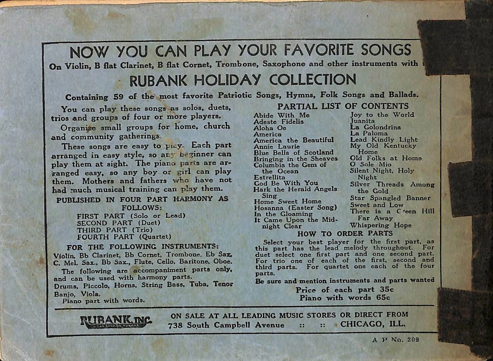 Libro de canciones Building The Band Ed Chenette desde el primer día hasta el concierto antiguo CPB Foto 2 de 3