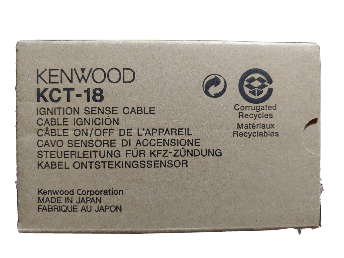 Kenwood KCT-18 Ignition Sense Cable NEW NIB OEM FACTORY | eBay