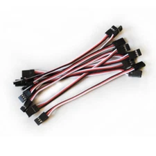 10Pcs 150mm 15cm Servo Extension Lead Wire Cable for RC Futaba JR Servo