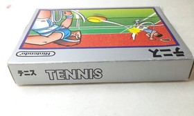 ✨ Tennis Silver Box Famicom Nintendo Boxed FC NES 1983 HVC-TE ✨