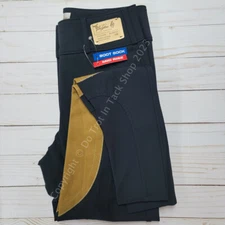Tailored Sportsman Ladies Vintage Trophy Hunter Sock Bottom Breeches Black/Tan