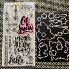 Honey Bee - Jingle All The Way Stamp & Honey Cuts Die Sets, Retired, Used