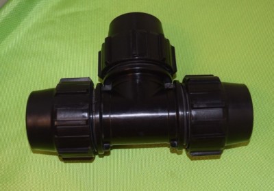 Elysee PE Fitting T-Stück  50 x 50 x 50 mm  Trinkwasser PN16 DVGW (864)