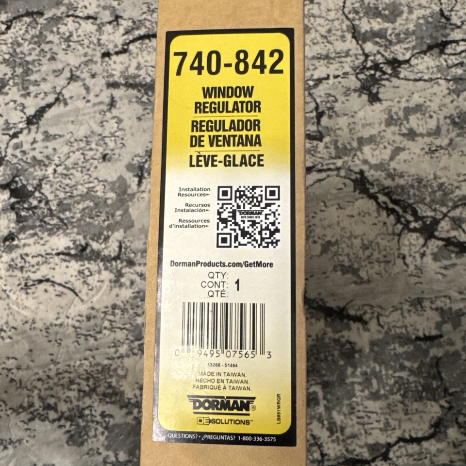 Regulador de ventana Dorman 740-842 para 94-97 Honda Passport 94-97 Isuzu Rodeo Foto 3 de 4