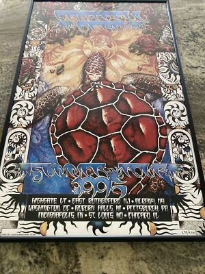 Grateful Dead 1995 Summer Tour Poster Preorder S/N # 3918/4500