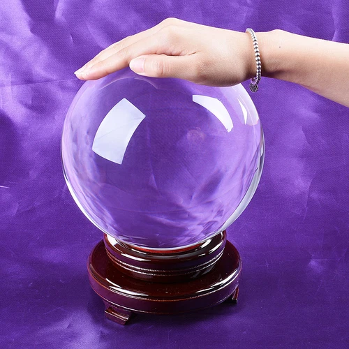 180mm Big Crystal Ball Sphere Healing Crystals Photo Props Venue Decor - Picture 1 of 6