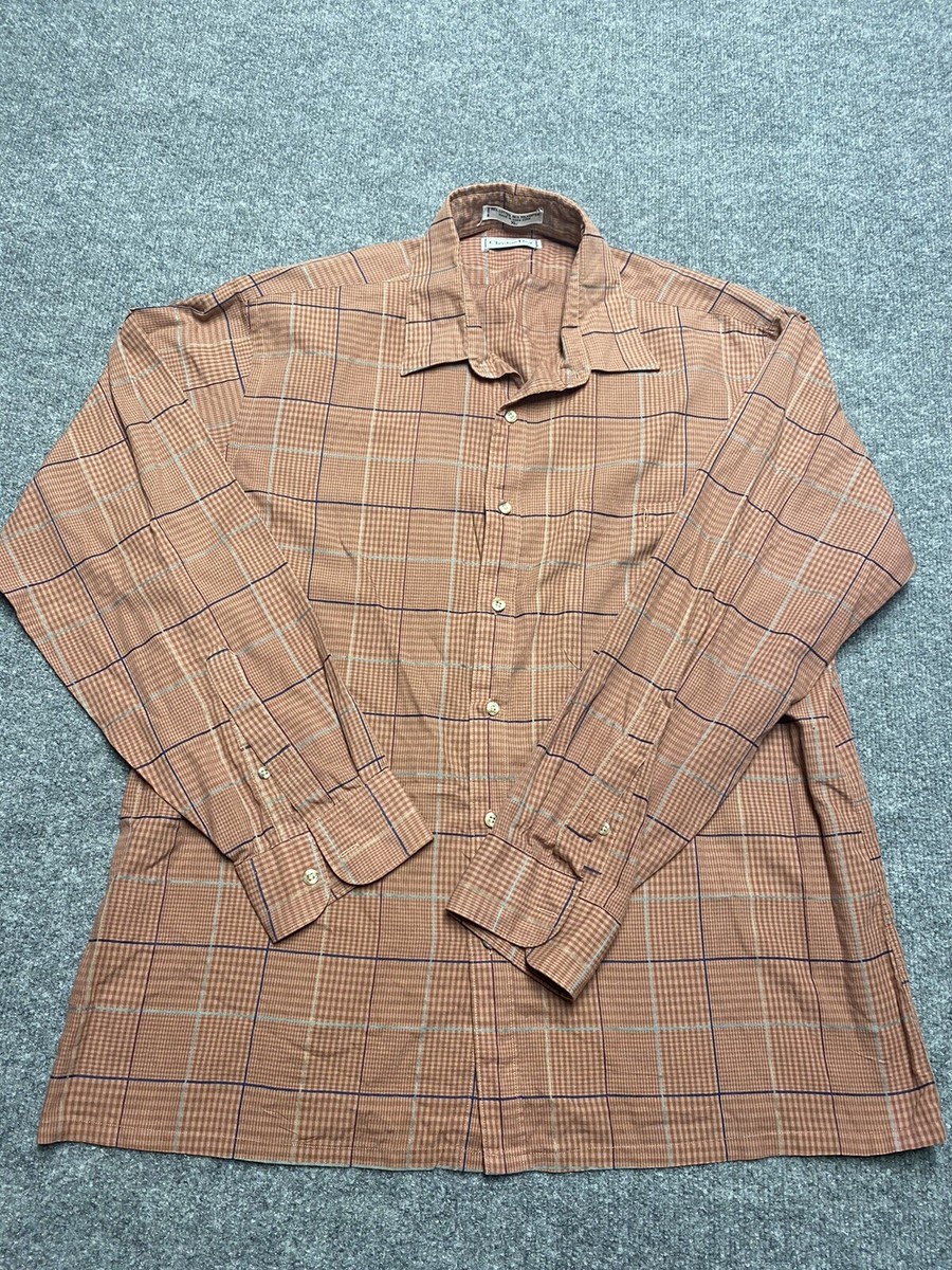 Christian Dior Men's Long Sleeve Button Down Dress Shirt Sz XL RN