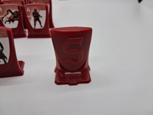 2011 Spin Master Stratego Replacement Game Pieces - Complete RED Army Tokens - Picture 4 of 4