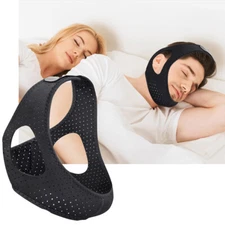 Anti Snoring Chin Strap Sleep Apnea Snore Stop Belt Snoreless Sleep Jaw Solution