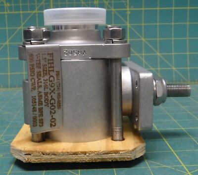 PBM FIHJG9X-G02-02 1.5'' Size 316L Body V-TEF Seals ASME BPE SF3 600PSIG CWP