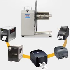 Automatic Label Rewinding Machine Bar Code Label Rewinder Two-way Device