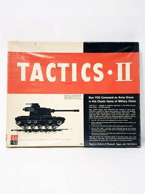 Vintage 1961 Tactics II Board Game Avalon Hill War Game #502