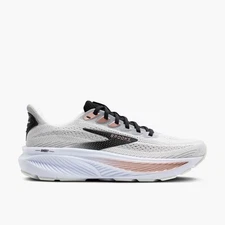Brooks Women’s Ghost 17 White/Black/Rose Gold All Sizes New***