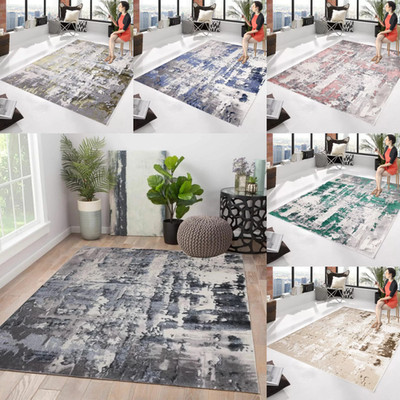 Abstrakt Waschbar Teppiche Modern Teppich Wohnzimmer Schlafzimmer Läufer Wohndeko
