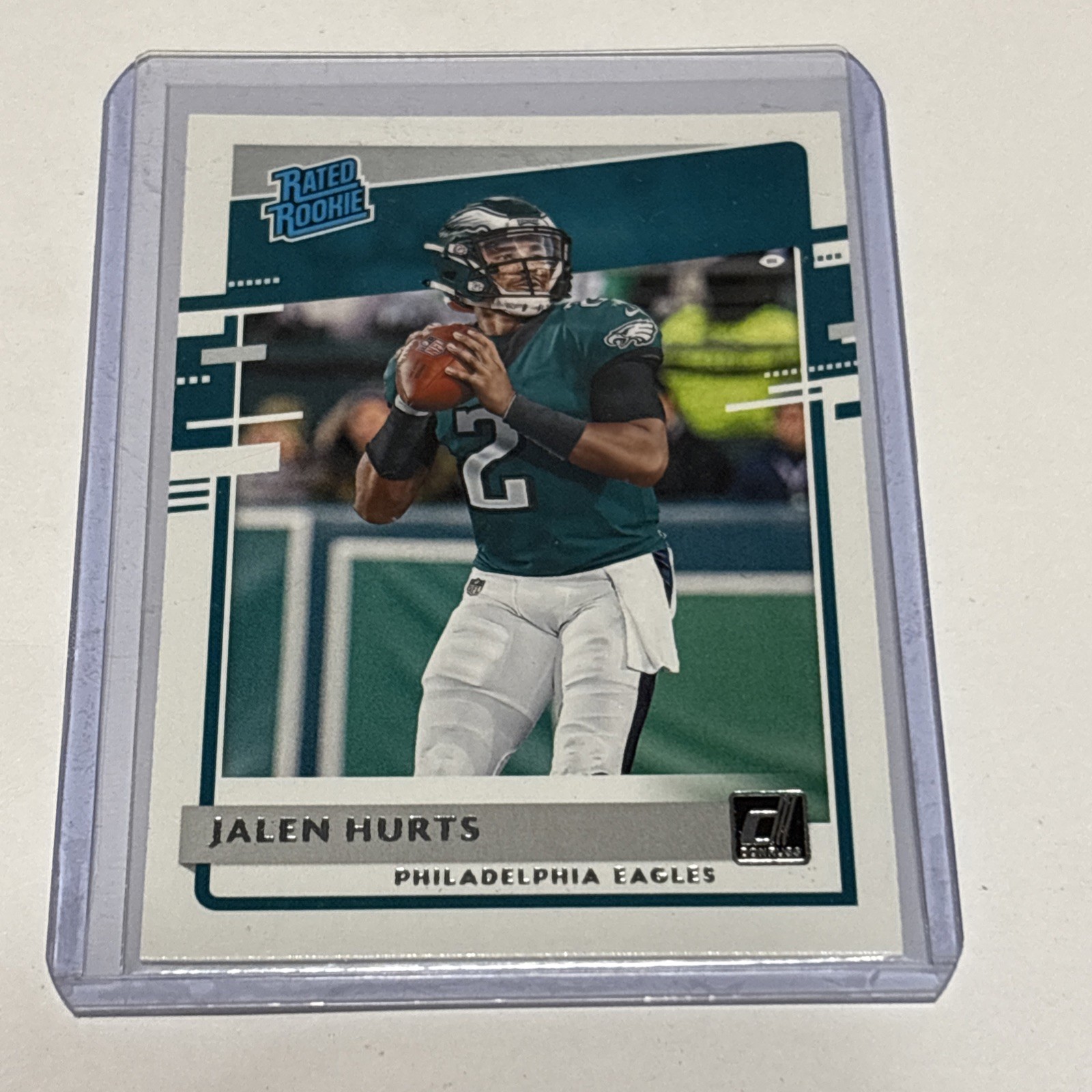 2020 Panini Donruss Optic - Rated Rookies Variation Jalen Hurts #314 (RC)