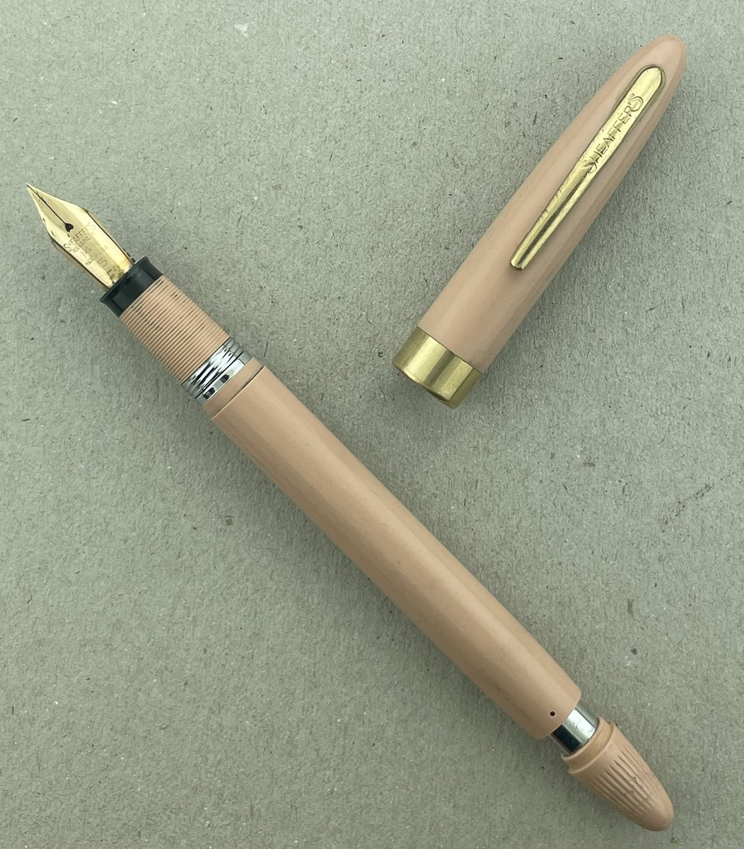 Sheaffer Buckskin Snorkel Fountain Pen Clean Needs Restore