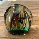 Vintage Large Murano Art Glass Fish Paperweight