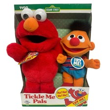 Vintage 1996 TICKLE ME ELMO And Pals Tyco Sesame Street Doll Ernie