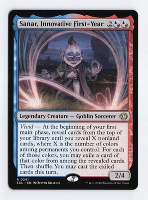 Sanar, Innovative First-Year #0241 rare - Magic: The Gathering ECL near mint