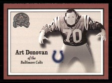 2000 Fleer Greats of the Game #7 Art Donovan Baltimore Colts