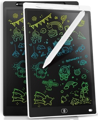 [2 STÜCKE] LCD Schreibtafel 12 Zoll, Buntes LCD Schreibtablett, LCD Writing 