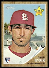 2011 Topps Heritage Daniel Descalso Rookie St. Louis Cardinals #299