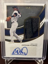 2022 PANINI IMMACULATE ESTEVAN FLORIAL Jumbo Socks Signatures /99 #JSSEF YANKEES