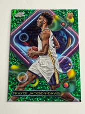 Trayce Jackson-Davis Topps Cosmic Chrome Basketball 23/24 Green Space Dust /75