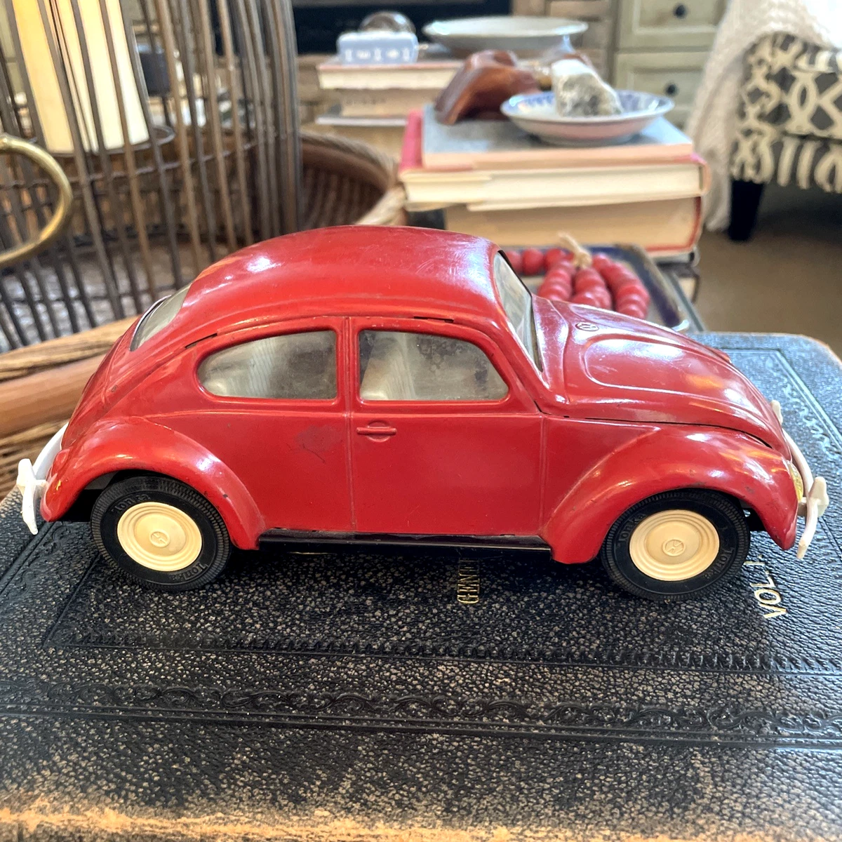 Tonka Volkswagen Red Vintage Manufacture Diecast Cars, Trucks