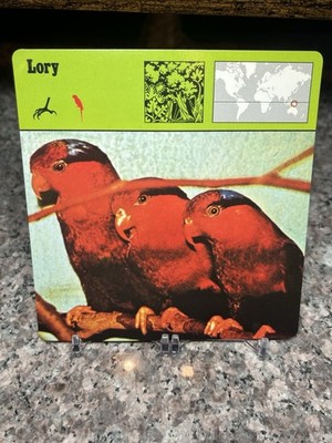 Lory, 1976 Editions Recontre 4 3/4'' x 4 3/4'' Card