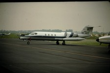 Dia 9K-ACT Learjet 35 10/1976 35mm gerahmt OP-L7-100