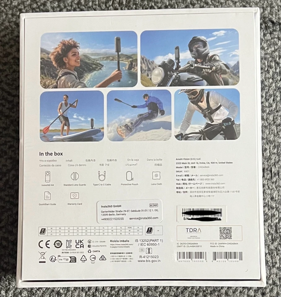 Insta360 X4 8K 360 Action Camera - Brand New Sealed - Lots of Extras !! - Image 3 of 4